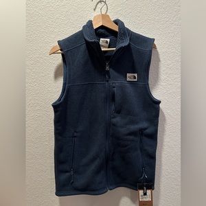 North face vest blue